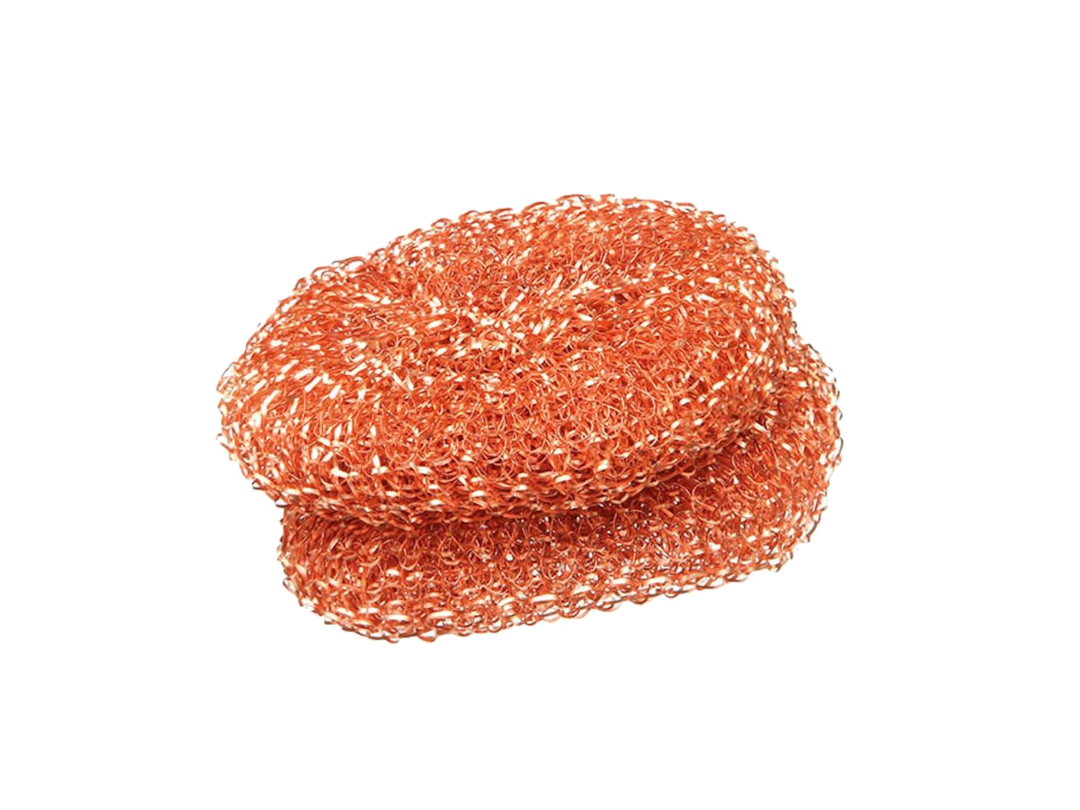 Set of 2 copper scourers - Made in EU