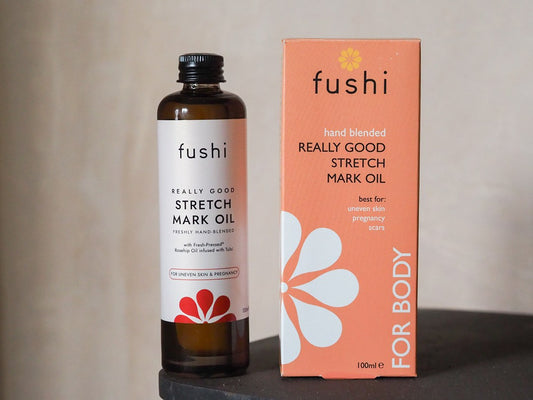 Organic Stretch Mark Body Oil with Pomegranate