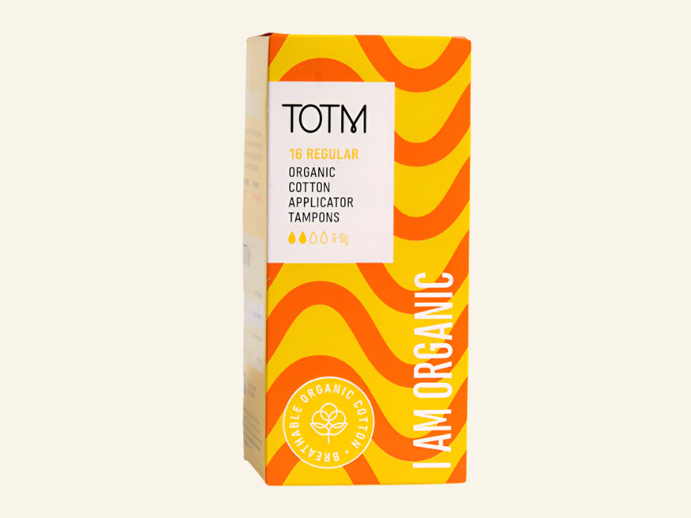 Totm Organic Cotton Regular Tampons - Applicator x 16