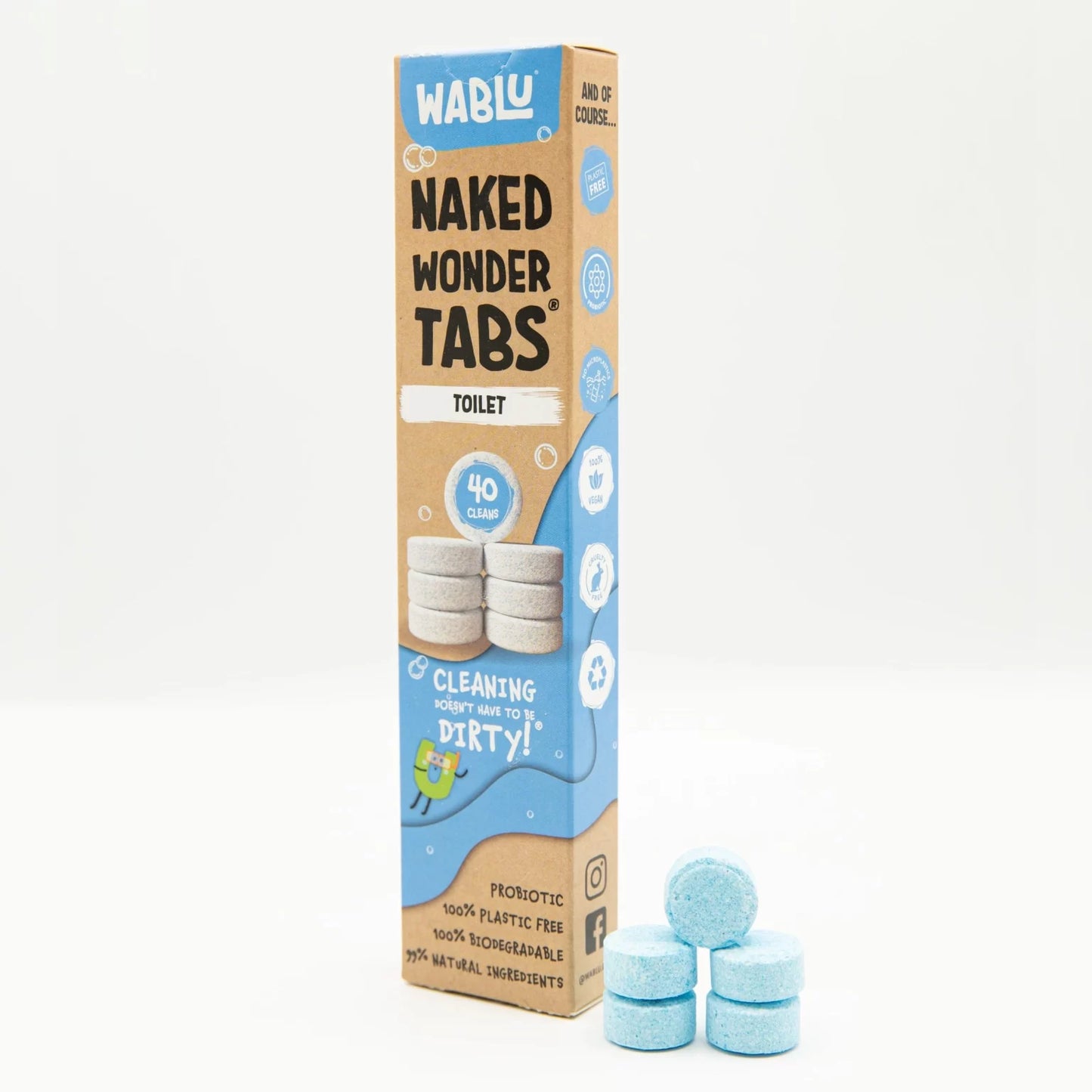 Probiotic Natural Toilet Cleaning Tablets x 40