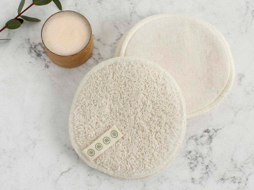 Organic Cotton Large Facial Pads x 5