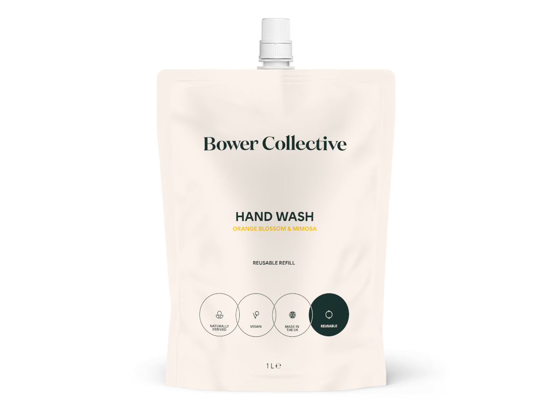 Bower Natural Hand Wash Refill 1L - Returnable Pouch