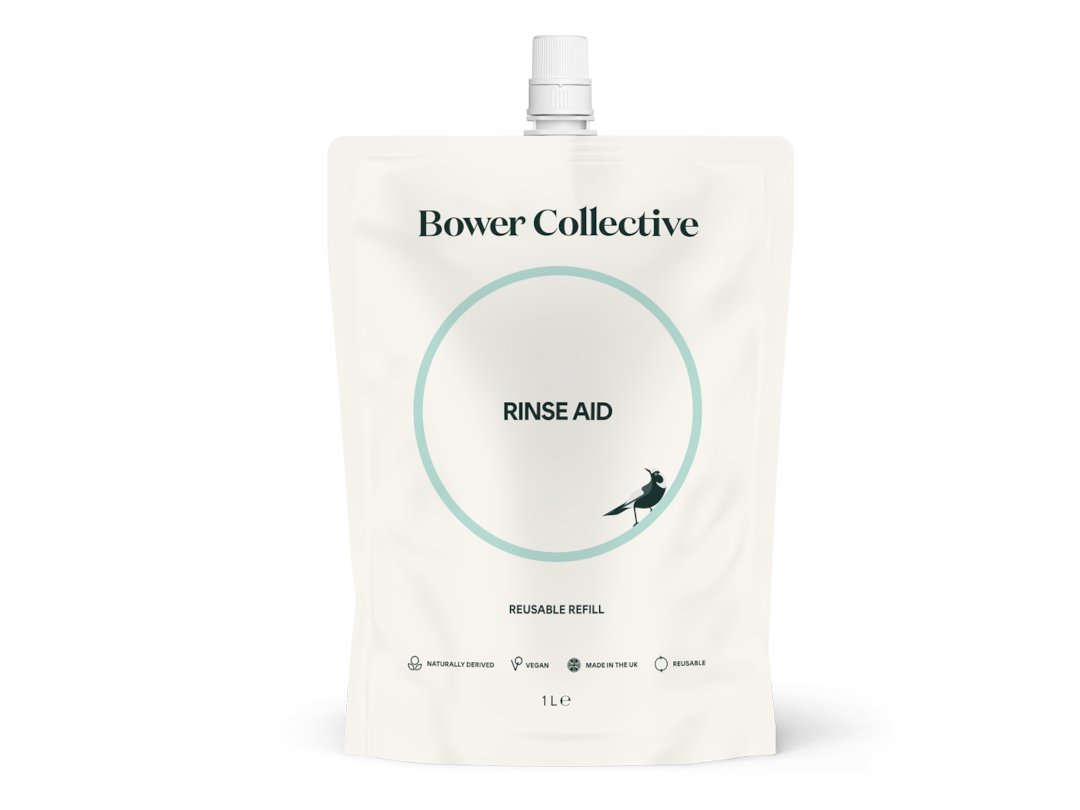 Bower Dishwasher Rinse Aid Refill 1L - Returnable Pouch