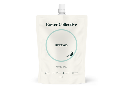 Bower Dishwasher Rinse Aid Refill 1L - Returnable Pouch