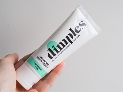 Dimples Fluoride Free Hydroxyapatite Mint Toothpaste 75ml