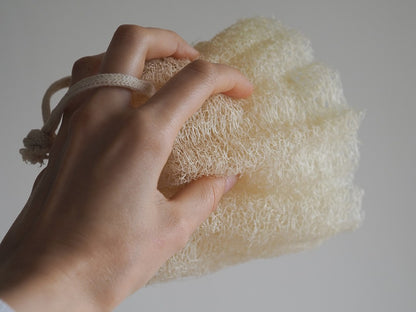 Gentle Body Loofah With Hanging Loop