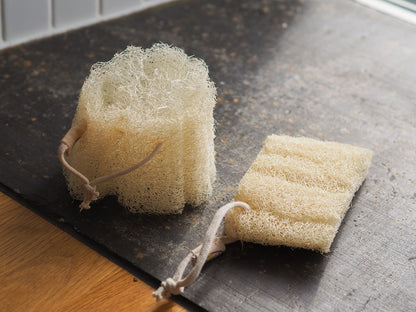 Loofah Large Washing-Up Sponges x 2