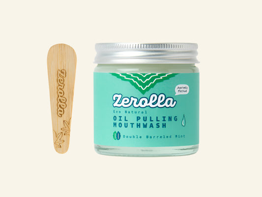 Natural Coconut Oil Pulling Mouthwash 60ml - Double Mint