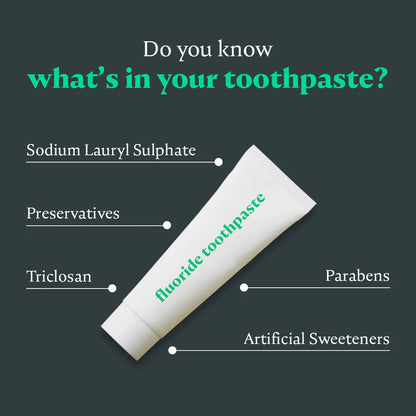 Gutology Fluoride Free Hydroxyapatite Probiotic Mint Toothpaste