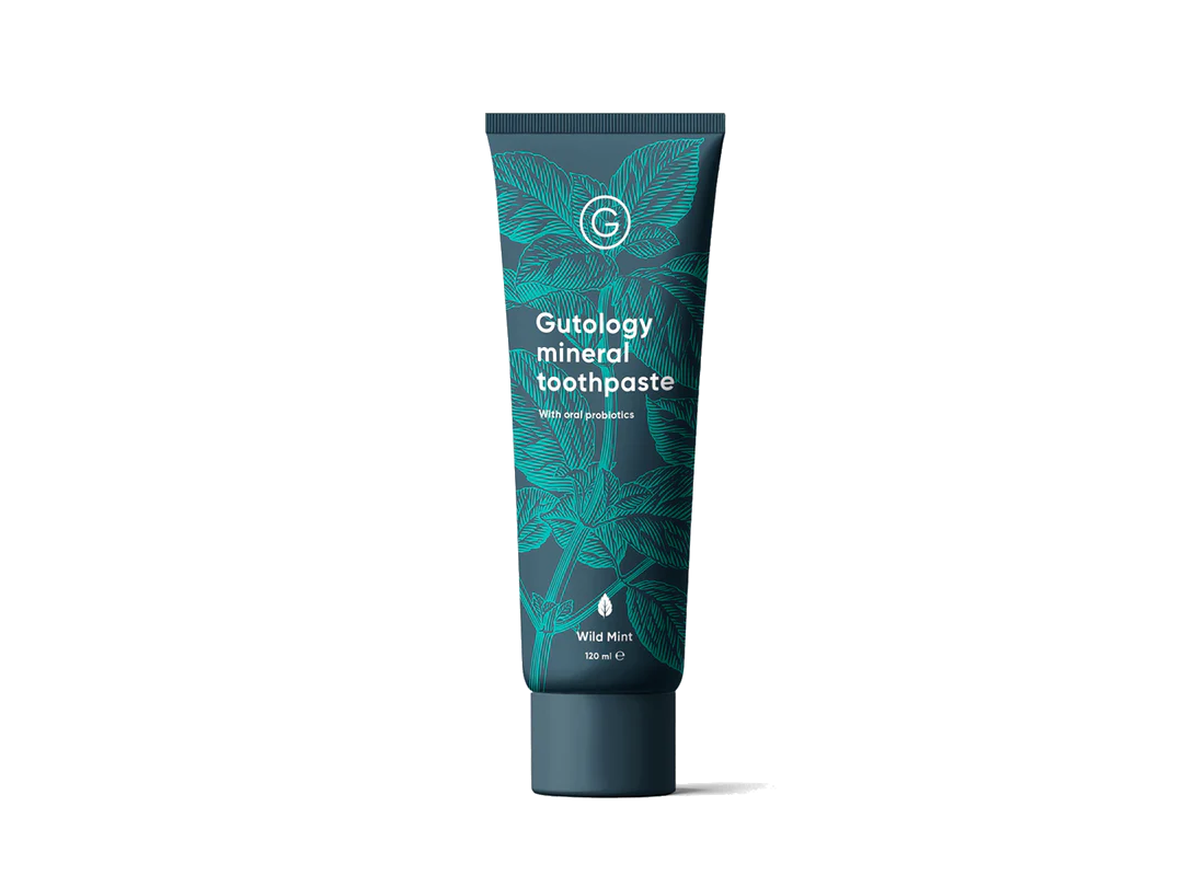 Gutology Fluoride Free Hydroxyapatite Probiotic Mint Toothpaste