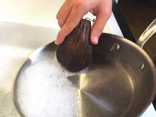 Coconut Shell Washing Up Scraper